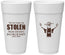 Personalized Bachelor Party 24 oz Foam Cups - Stolen | 40053