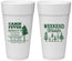 Personalized Bachelor Party 24 oz Foam Cups - Camping | 40065