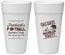 Personalized Bachelor Party 24 oz Foam Cups - Football | 40067