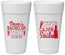 Personalized Bachelor Party 24 oz Foam Cups - Cajun In My Soul | 40078