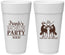 Personalized Bachelor Party 24 oz Foam Cups - Hunting | 40083