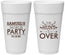 Personalized Bachelor Party 24 oz Foam Cups - Hunt Is Over | 40084