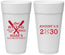 Personalized Bachelor Party 24 oz Foam Cups - Baseball | 40086
