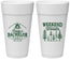 Personalized Bachelor Party 24 oz Foam Cups - Camping | 40093