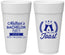 Personalized Bachelor Party 24 oz Foam Cups - One Last Toast | 40095