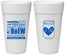 Personalized Wedding 24 oz Foam Cups - Something Old Something New | 401