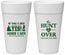 Personalized Wedding 24 oz Foam Cups - The Hunt Is Over | 403