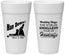 Personalized Wedding 24 oz Foam Cups - Man Down | 407