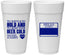 Personalized Wedding 24 oz Foam Cups - Hello My Name Is | 418