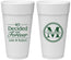 Personalized Wedding 24 oz Foam Cups - Monogram | 435