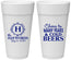 Personalized Wedding 24 oz Foam Cups - Cheers To Cold Beers | 439