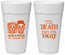 Personalized Wedding 24 oz Foam Cups - Til Death Do Us Part | 441