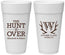 Personalized Wedding 24 oz Foam Cups - Monogram | 442
