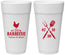 Personalized Wedding 24 oz Foam Cups - I Do Barbecue Bbq | 445