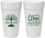 Personalized Wedding 24 oz Foam Cups - Love And Happiness | 451