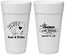 Personalized Wedding 24 oz Foam Cups - Las Vegas | 453