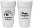 Personalized Wedding 24 oz Foam Cups - Las Vegas | 455