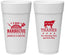 Personalized Wedding 24 oz Foam Cups - I Do Barbecue Bbq | 468