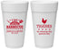 Personalized Wedding 24 oz Foam Cups - I Do Barbecue Bbq | 469