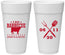 Personalized Wedding 24 oz Foam Cups - I Do Barbecue Bbq | 471