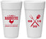 Personalized Wedding 24 oz Foam Cups - I Do Barbecue Bbq | 472
