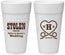 Personalized Wedding 24 oz Foam Cups - Stolen Monogram | 474