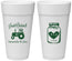 Personalized Wedding 24 oz Foam Cups - Just Hitched Mason Jar | 483