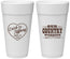 Personalized Wedding 24 oz Foam Cups - Country Wedding | 484