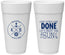 Personalized Wedding 24 oz Foam Cups - Nautical | 495