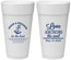 Personalized Wedding 24 oz Foam Cups - Love Anchors The Soul | 498