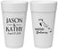 Personalized Wedding 24 oz Foam Cups - Bahamas | 506