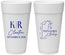 Personalized Wedding 24 oz Foam Cups - Belize | 510