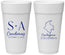 Personalized Wedding 24 oz Foam Cups - Colombia | 516