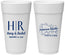 Personalized Wedding 24 oz Foam Cups - Domincan Republic | 522