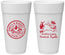 Personalized Wedding 24 oz Foam Cups - Domincan Republic | 523