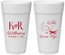 Personalized Wedding 24 oz Foam Cups - Fiji | 524