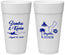 Personalized Wedding 24 oz Foam Cups - Guam | 527