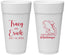 Personalized Wedding 24 oz Foam Cups - Martinique | 532