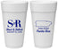 Personalized Wedding 24 oz Foam Cups - Puerto Rico | 538