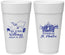 Personalized Wedding 24 oz Foam Cups - St Maarten | 543