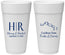 Personalized Wedding 24 oz Foam Cups - Turks And Caicos | 546