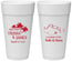 Personalized Wedding 24 oz Foam Cups - Turks And Caicos | 547