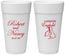 Personalized Wedding 24 oz Foam Cups - England | 548
