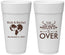 Personalized Wedding 24 oz Foam Cups - The Hunt Is Over | 554