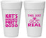 Personalized Bachelorette 24 oz Foam Cups - This Just Got Real | 60013