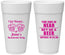 Personalized Bachelorette 24 oz Foam Cups - I Got Wasted | 60015