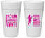Personalized Bachelorette 24 oz Foam Cups - Raising A Little Hell | 60020