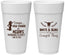 Personalized Bachelorette 24 oz Foam Cups - Boots And Bling | 60023