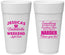 Personalized Bachelorette 24 oz Foam Cups - Something Borrowed | 60028