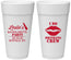Personalized Bachelorette 24 oz Foam Cups - I Do Drinking Team | 60031